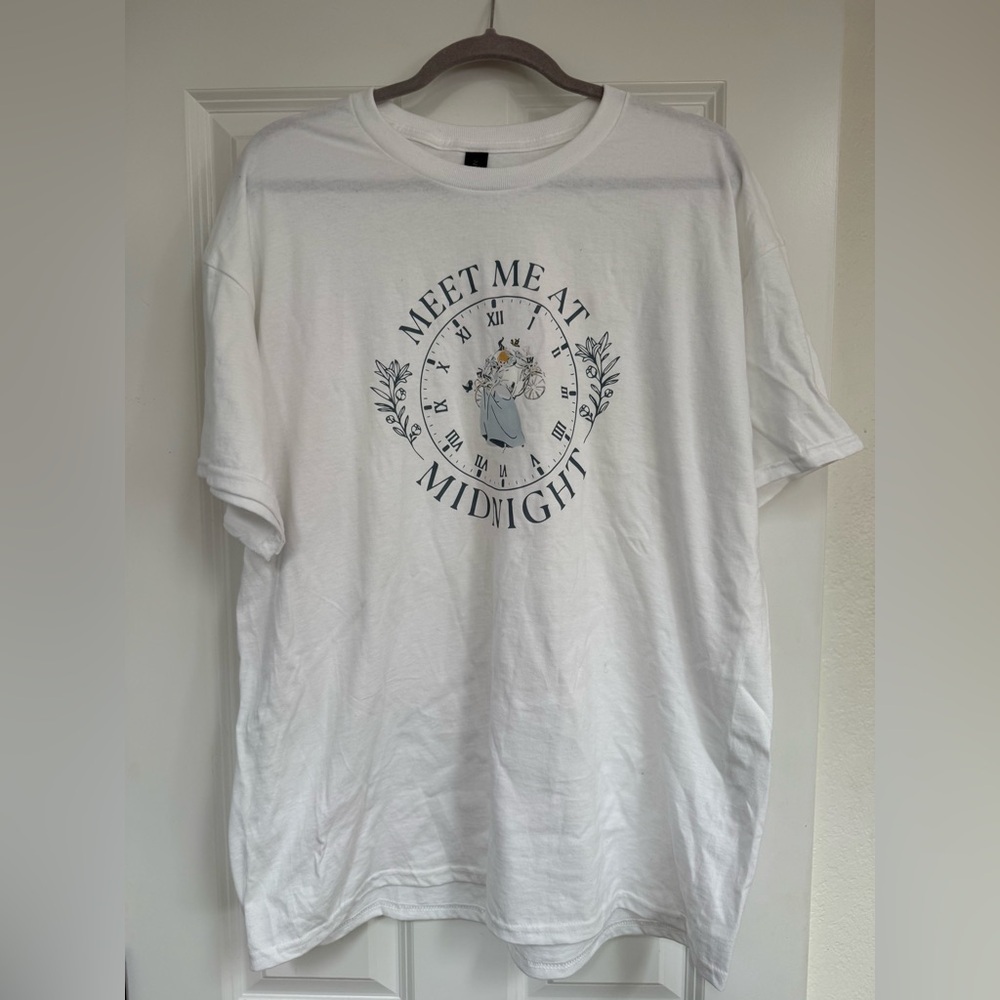 White Short Sleeve Tee Cinderella/Taylor Swift Mash Up Tee